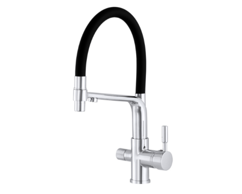 Třícestná kuchyňská baterie Imperio s flexibilním výtokem